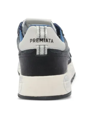 Premiata Nous レースアップスエードスニーカー ブルー - サムネイル3