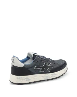 Premiata Nous レースアップスエードスニーカー ブルー - サムネイル4