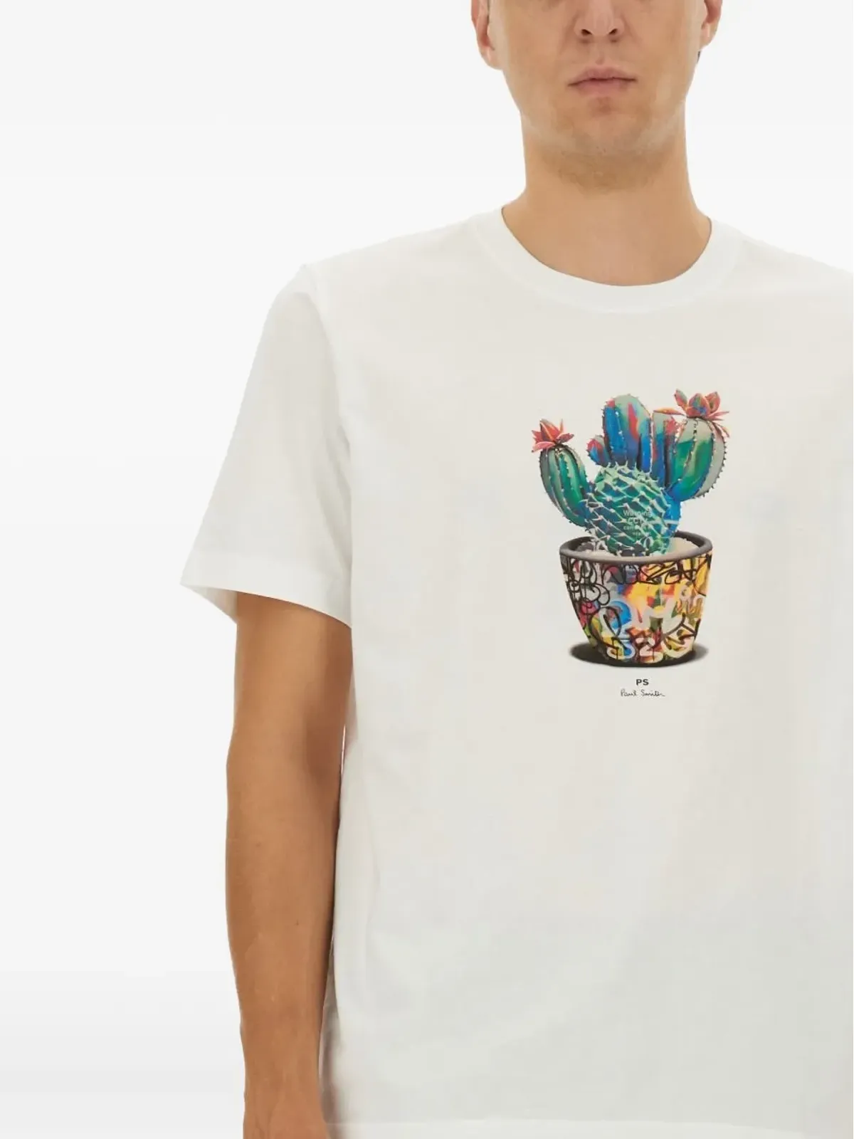PS Paul Smith プリント入り半袖Tシャツ - 画像4