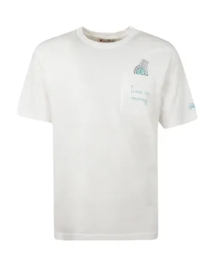 MC2 Saint Barth ポケットグラフィックTシャツ - ホワイト - サムネイル1