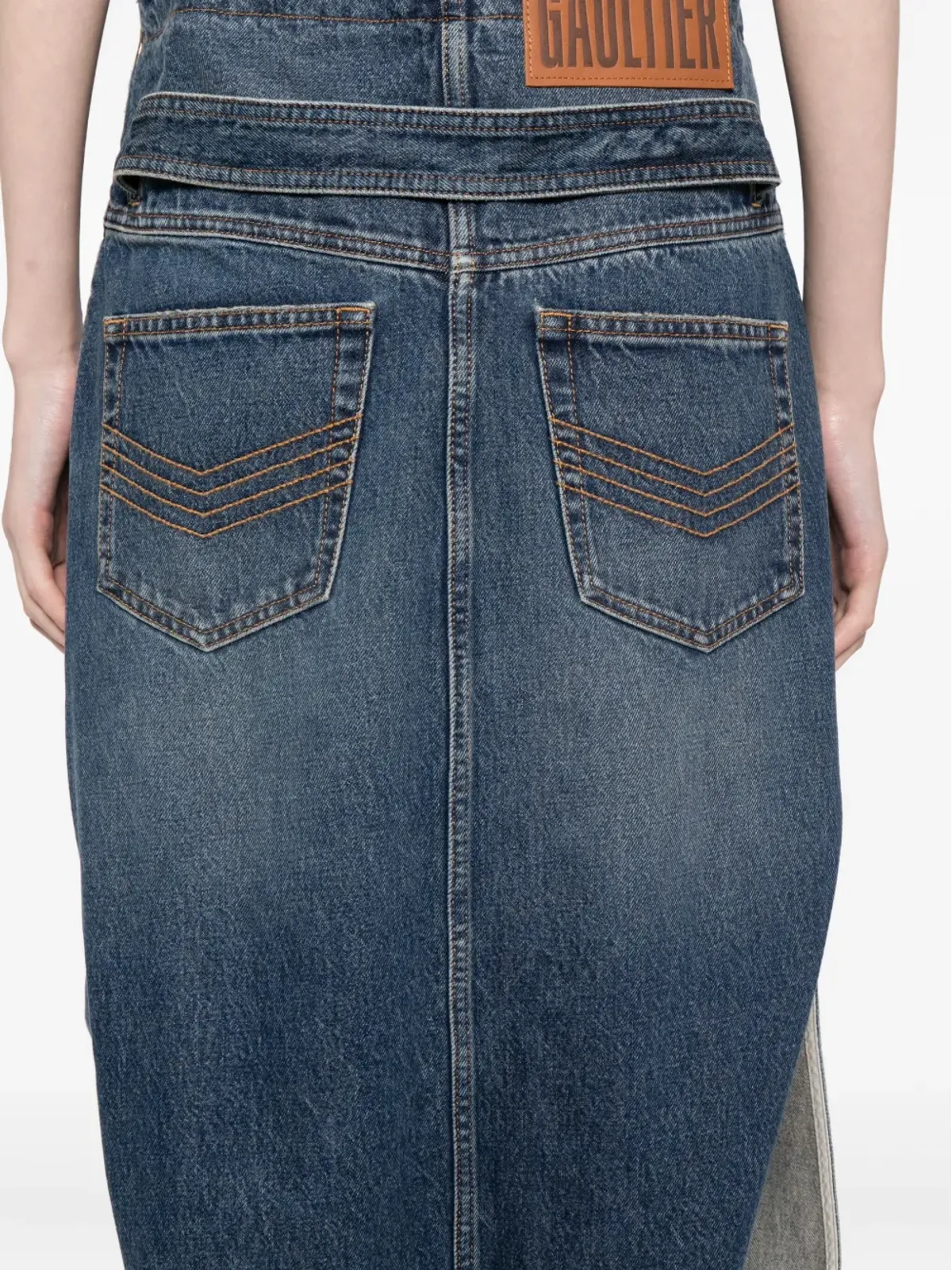Jean Paul Gaultier ジップ付きデニムスカート - 画像5