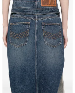 Jean Paul Gaultier ジップ付きデニムスカート - サムネイル5