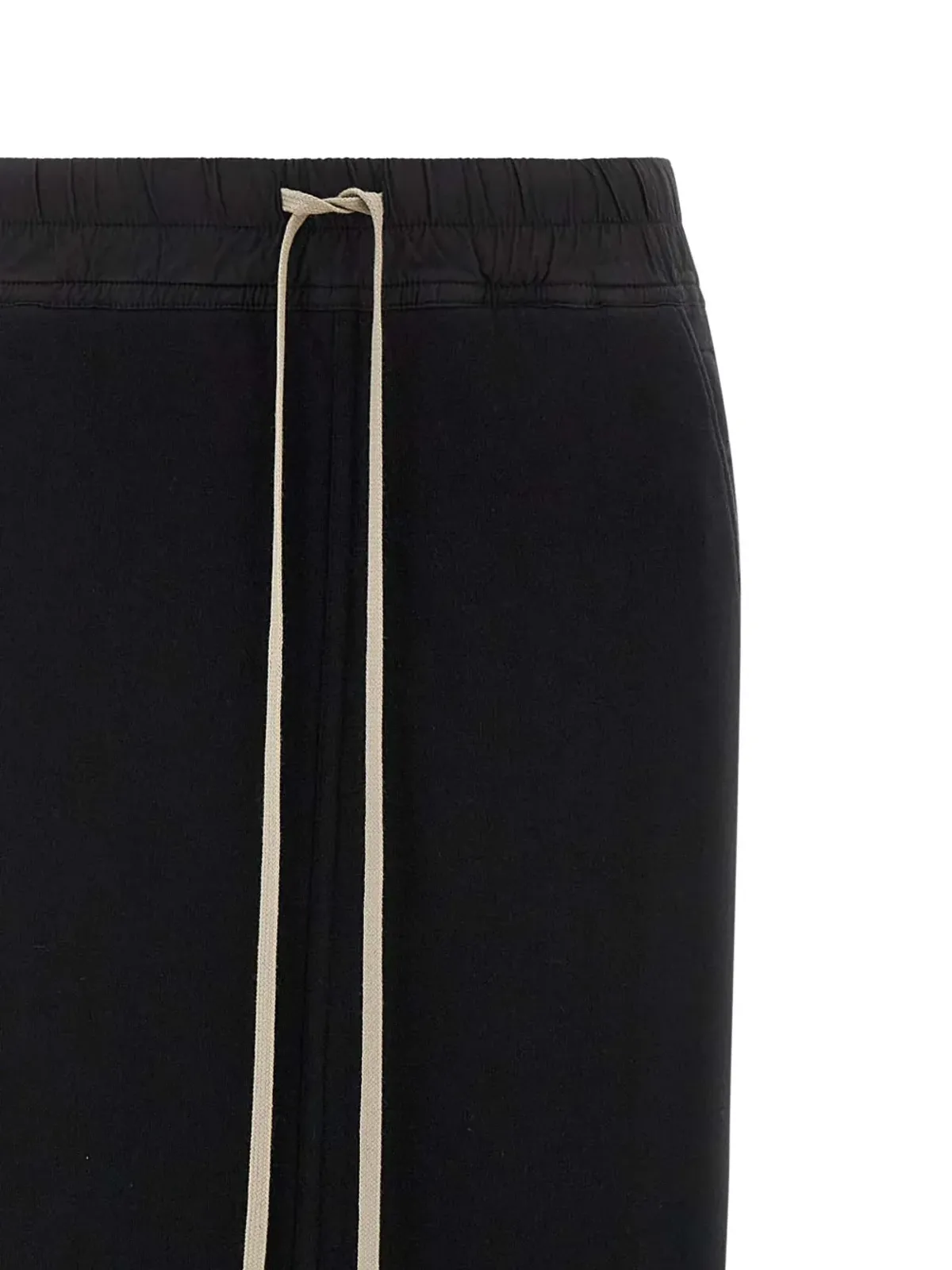 Rick Owens DRKSHDW ドローストリング フロントスプリット マキシスカート - 画像3