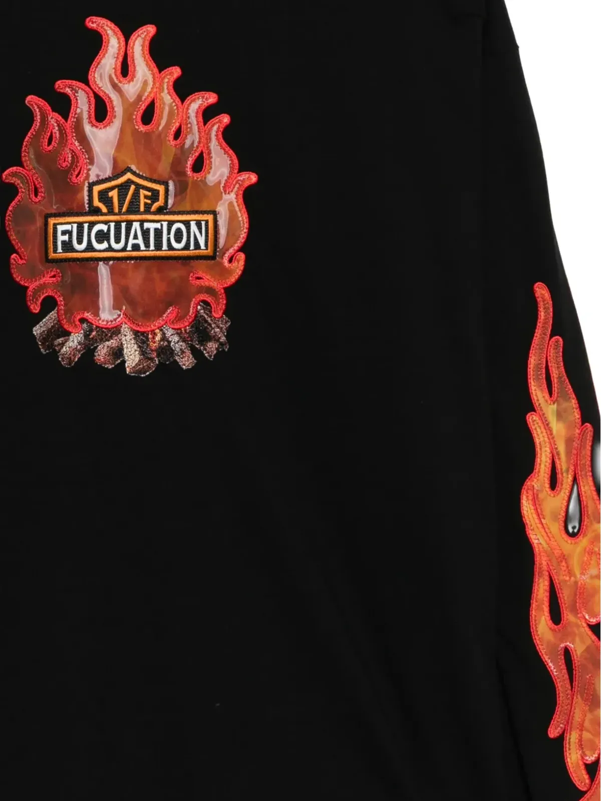 Doublet 1/F Fucuation-lenticular printed T-shirt - Black - 画像3