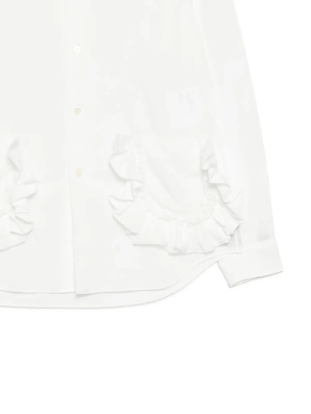 Comme Des Garçons Girl フリル付きポケットシャツ - 画像3