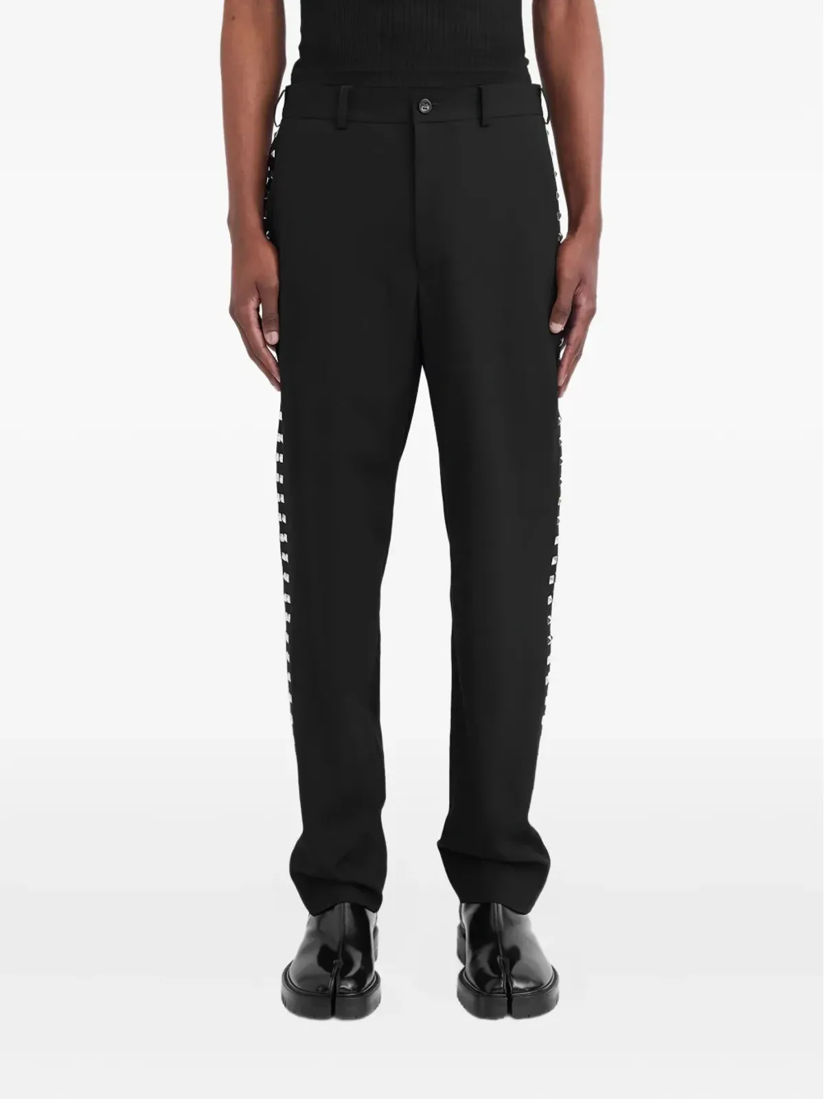 Black Comme Des Garçons スタッズ トラウザーズ - 画像2