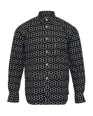 Comme des Garçons Homme Deux プリントシャツ ブラック - サムネイル1