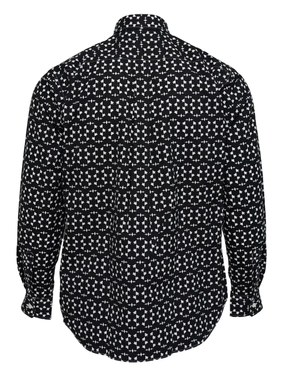 Comme des Garçons Homme Deux プリントシャツ ブラック - 画像2