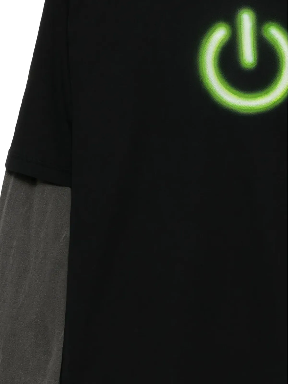 Doublet On&Off Tシャツ グレー - 画像3