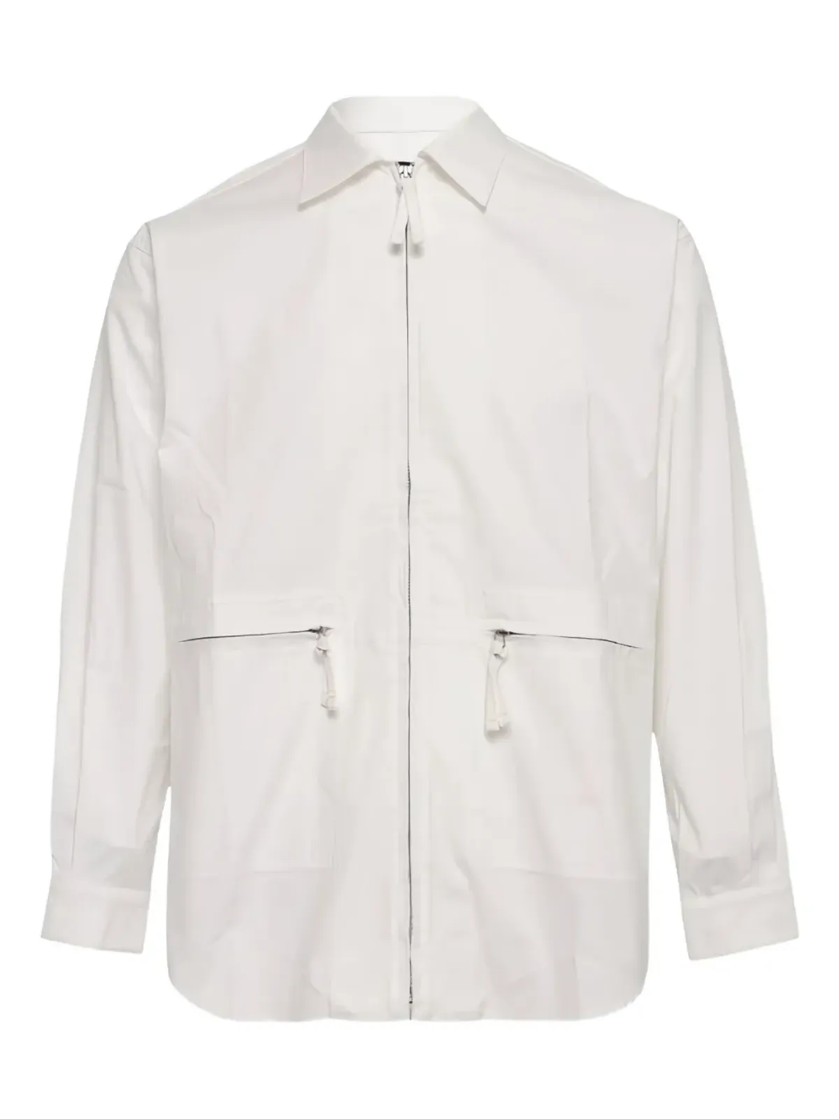 Comme des Garçons Homme ジップポケットシャツ - ホワイト - 画像1