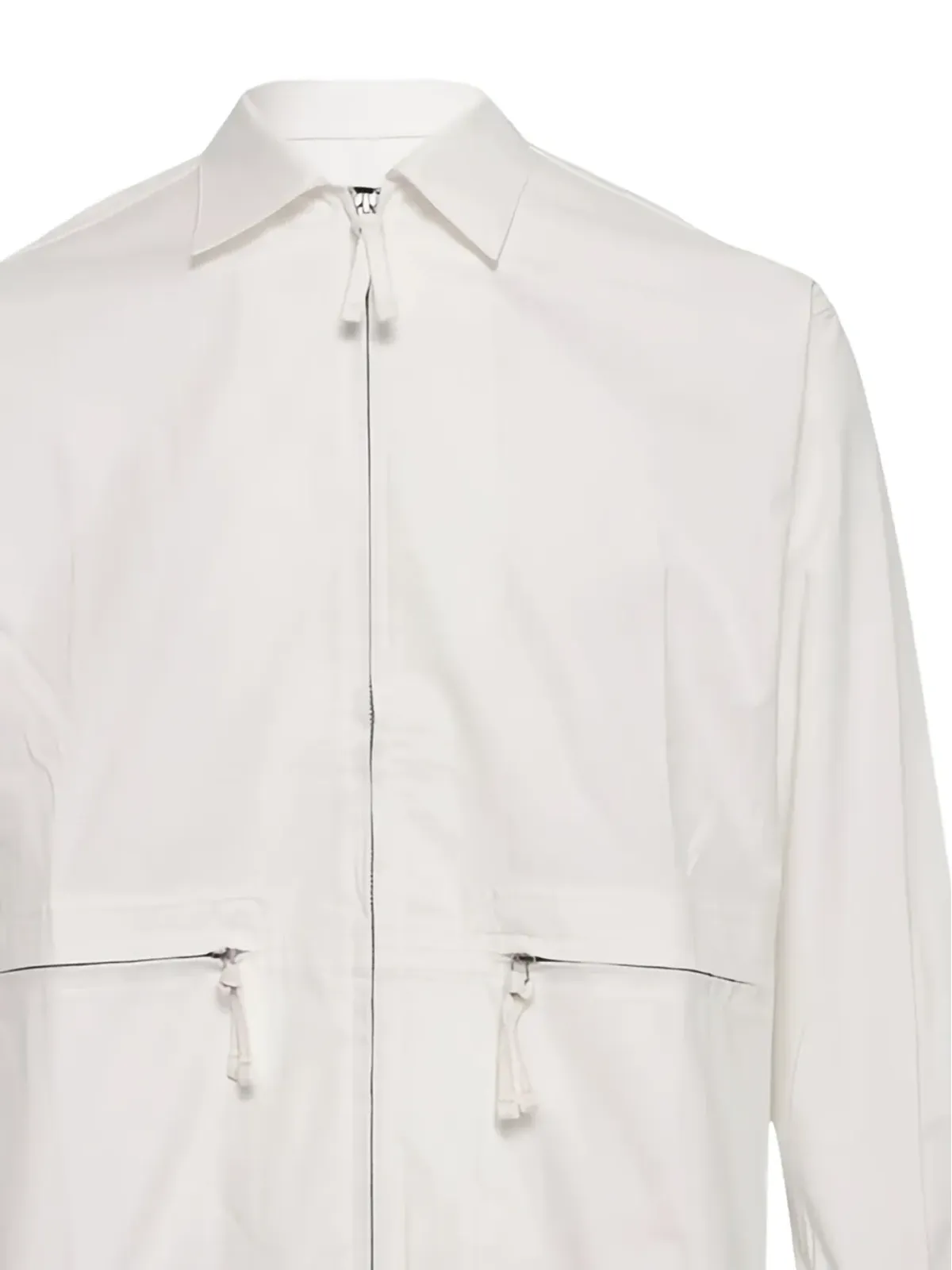 Comme des Garçons Homme ジップポケットシャツ - ホワイト - 画像2