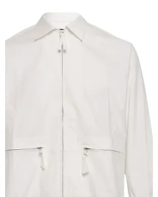 Comme des Garçons Homme ジップポケットシャツ - ホワイト - サムネイル2