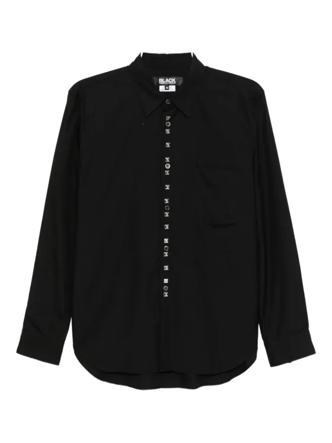 Black Comme des Garçons Black Comme Des Garçons スタッズ付きボタンアップシャツの商品画像