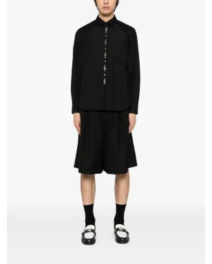 Black Comme Des Garçons スタッズ付きボタンアップシャツ - サムネイル2