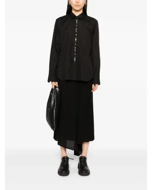 Black Comme Des Garçons スタッズ付きボタンアップシャツ - サムネイル3