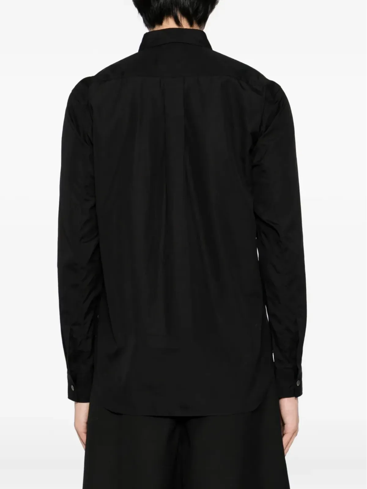 Black Comme Des Garçons スタッズ付きボタンアップシャツ - 画像4