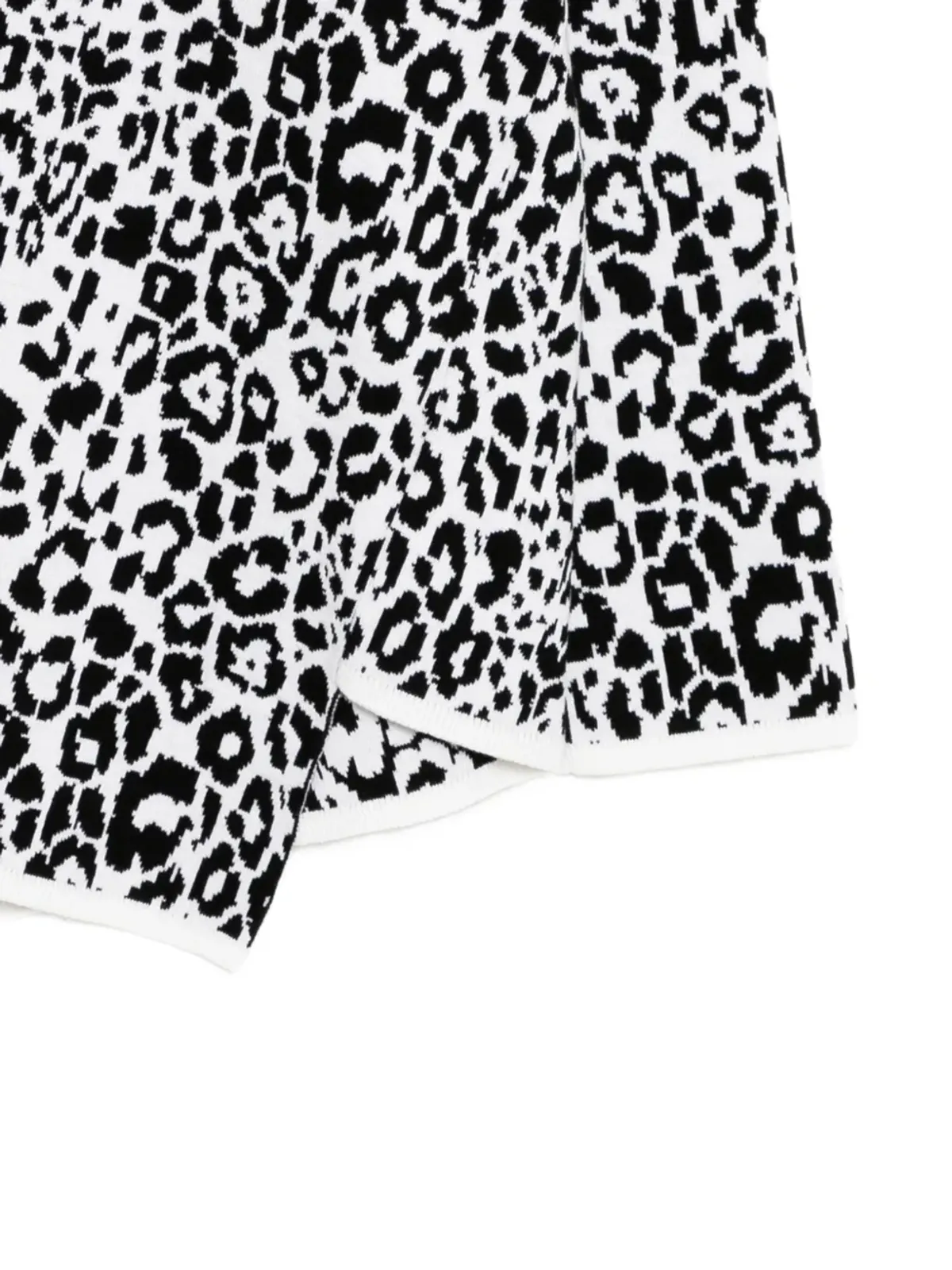 Black Comme Des Garçons ヒョウ柄ニット - 画像3