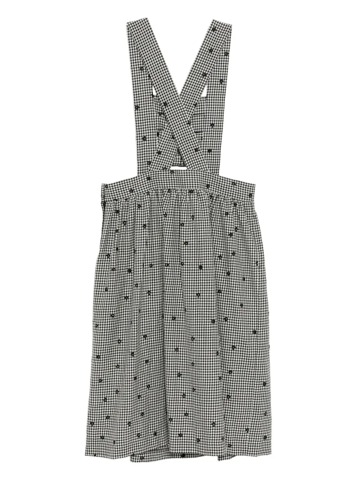 Comme Des Garçons Girl チェックドレス - ブラック - 画像2