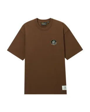 Alpha Industries パッチプリント コットン Tシャツ - ブラウン - サムネイル1
