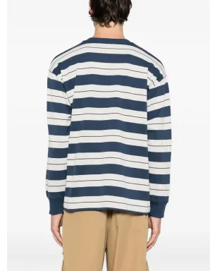 AAPE BY *A BATHING APE® ロゴストライプTシャツ（グレー） - サムネイル3