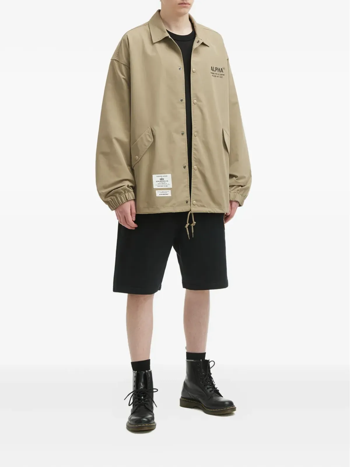 Alpha Industries パッチロゴ コットンショーツ - 画像2
