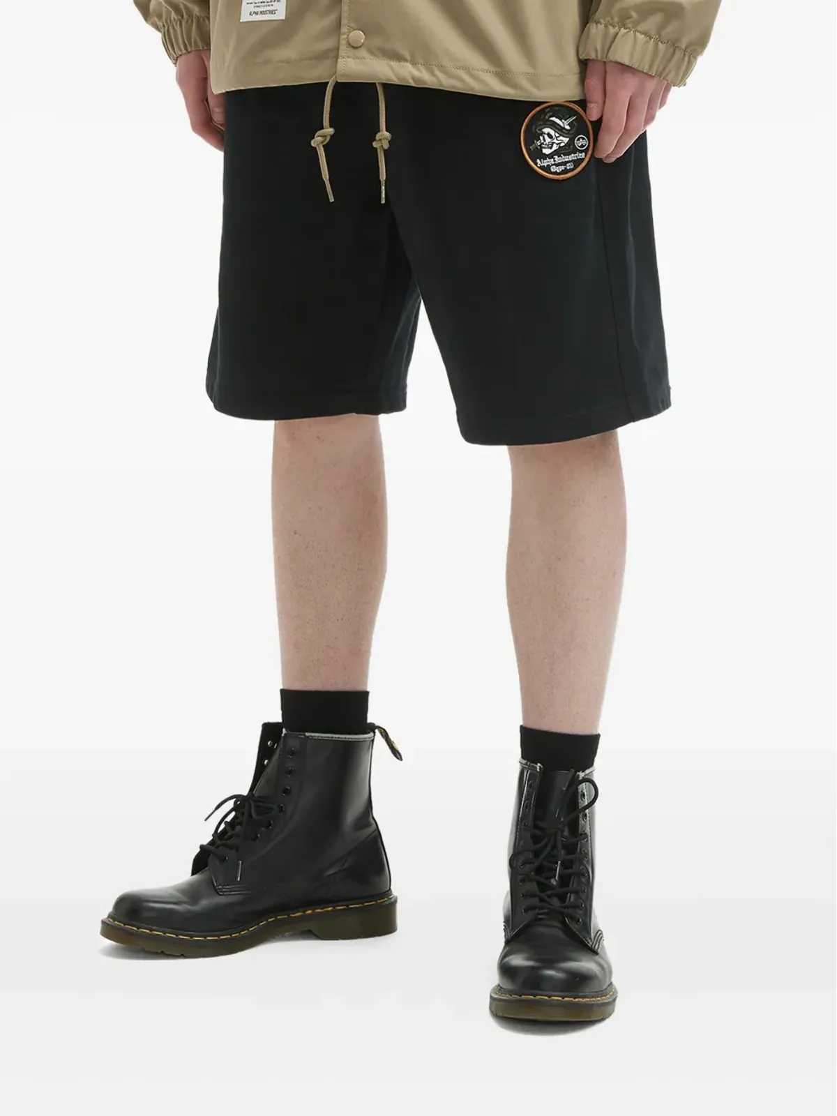Alpha Industries パッチロゴ コットンショーツ - 画像3