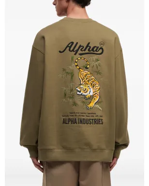 Alpha Industries 刺繍ロゴ入り クルーネック スウェットシャツ - サムネイル4