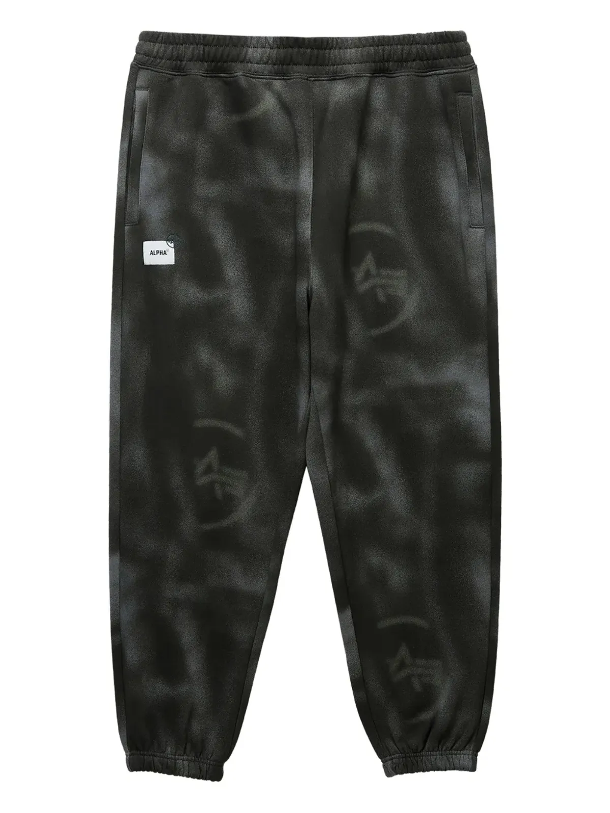 Alpha Industries タイダイ柄 ロゴ トラックパンツ - 画像1
