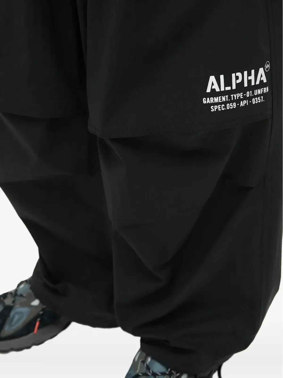 Alpha Industries レイヤードドローストリングパンツ - 画像5