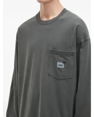 Alpha Industries pocket-detail long-sleeve T-shirt - Grey - サムネイル5
