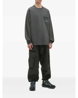 Alpha Industries pocket-detail long-sleeve T-shirt - Grey - サムネイル2