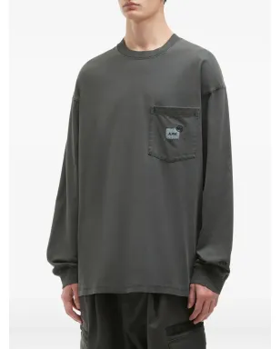 Alpha Industries pocket-detail long-sleeve T-shirt - Grey - サムネイル3