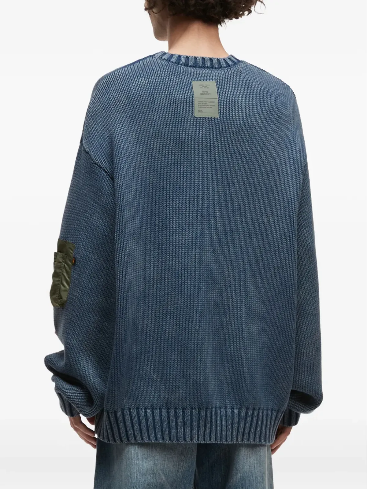 Alpha Industries ポケットパッチ クルーネックセーター - 画像4