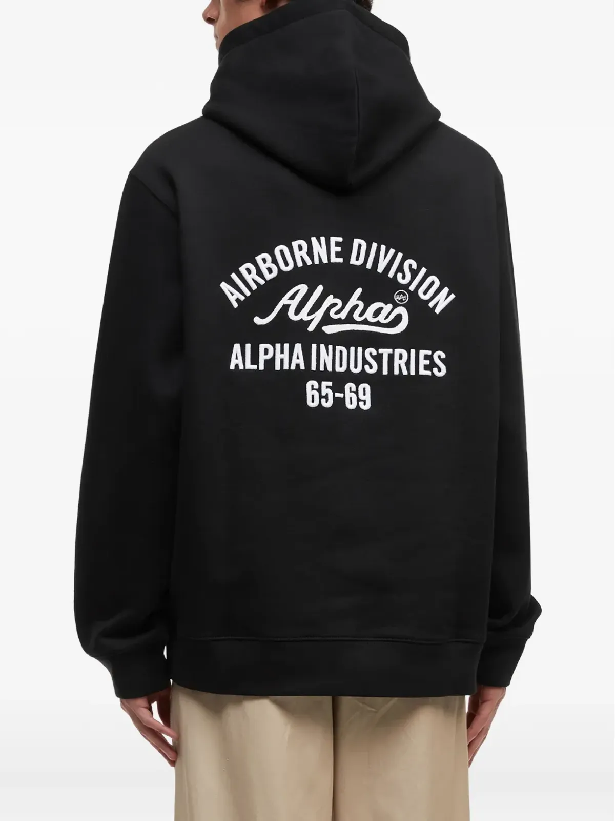 Alpha Industries タイガーパッチ刺繍ロゴフーディ - 画像4