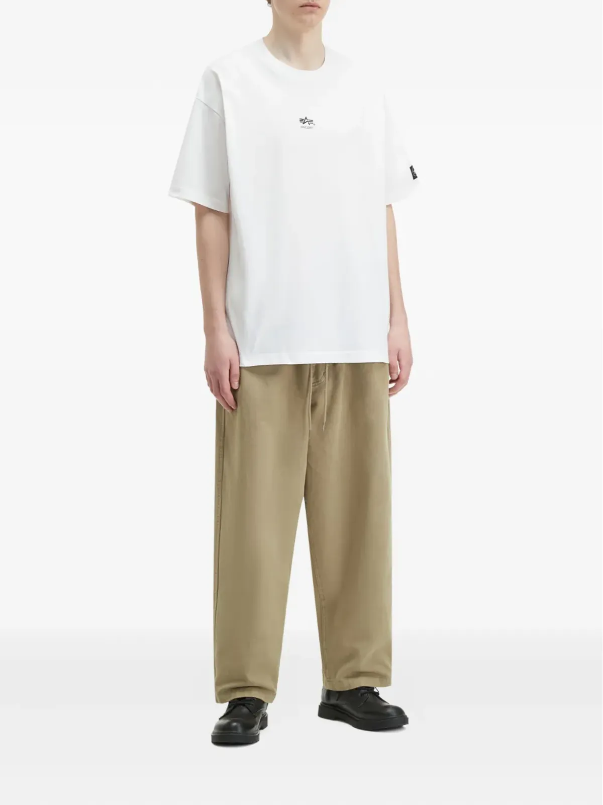 Alpha Industries elasticated-waist trousers - Neutrals - 画像2