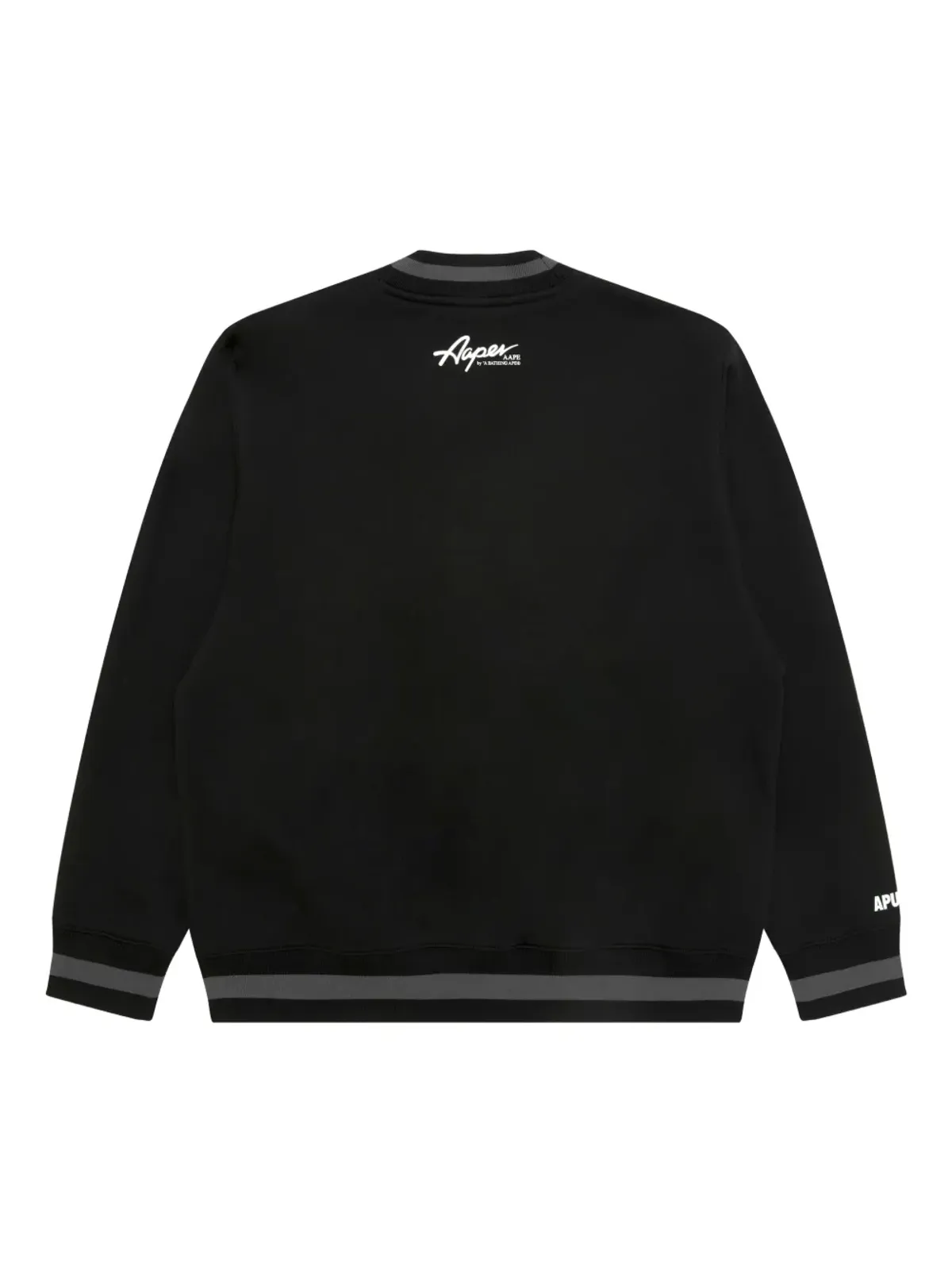 AAPE BY *A BATHING APE® 刺繍猿頭モチーフ リブ編みトリム カーディガン - 画像2