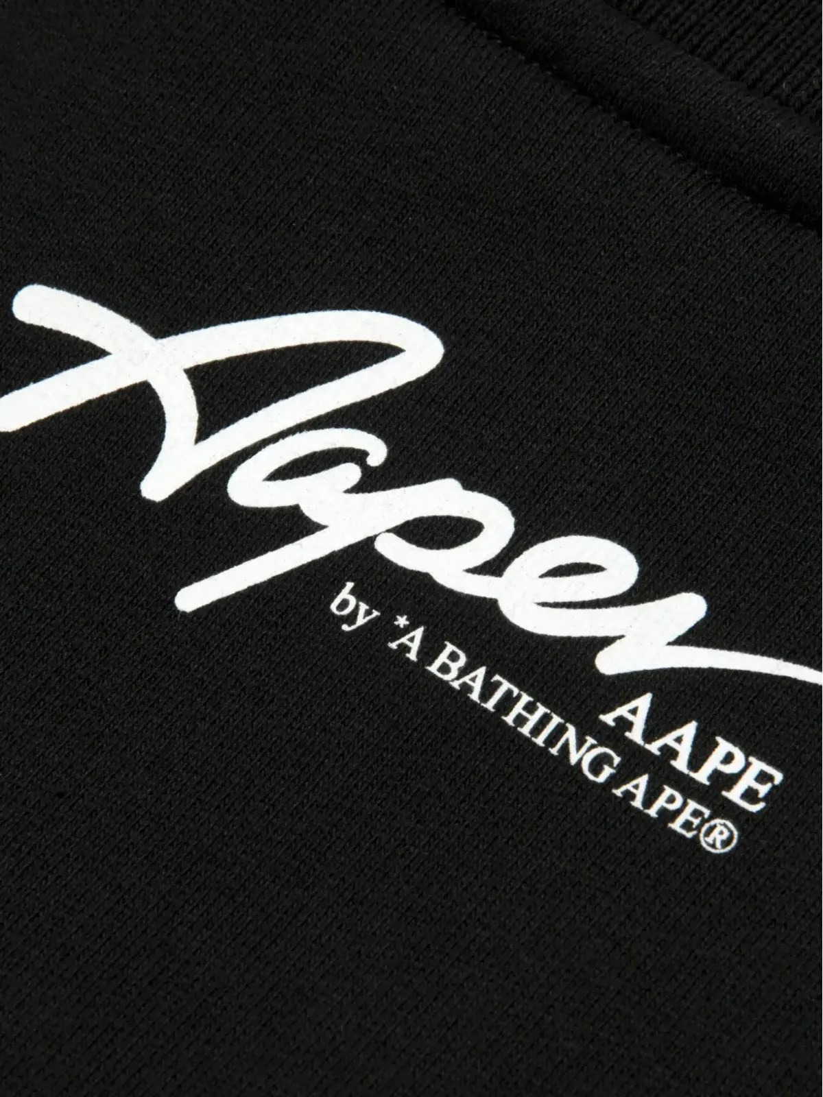 AAPE BY *A BATHING APE® 刺繍猿頭モチーフ リブ編みトリム カーディガン - 画像4