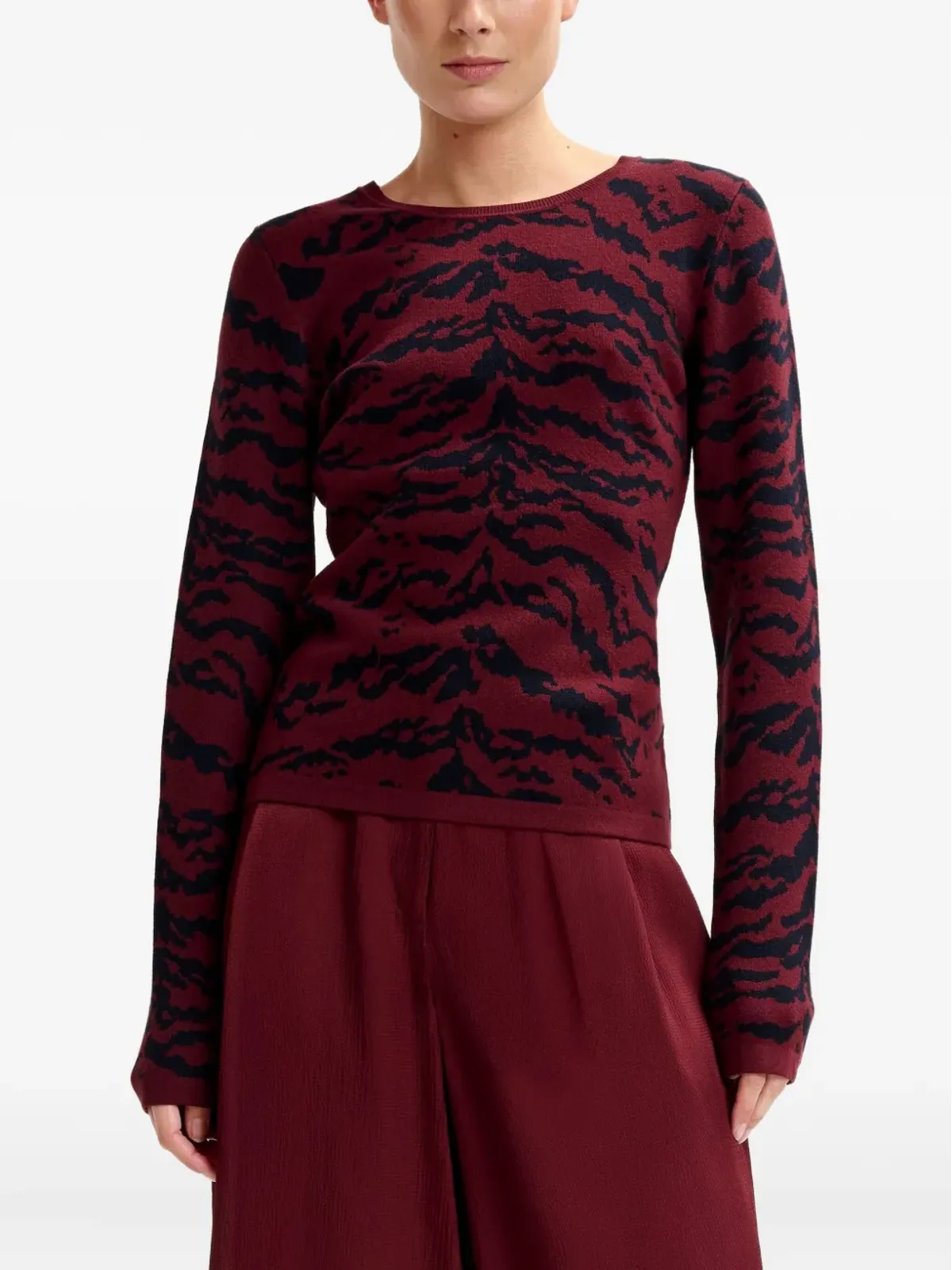 Essentiel Antwerp 長袖リブ編みセーター - 画像3