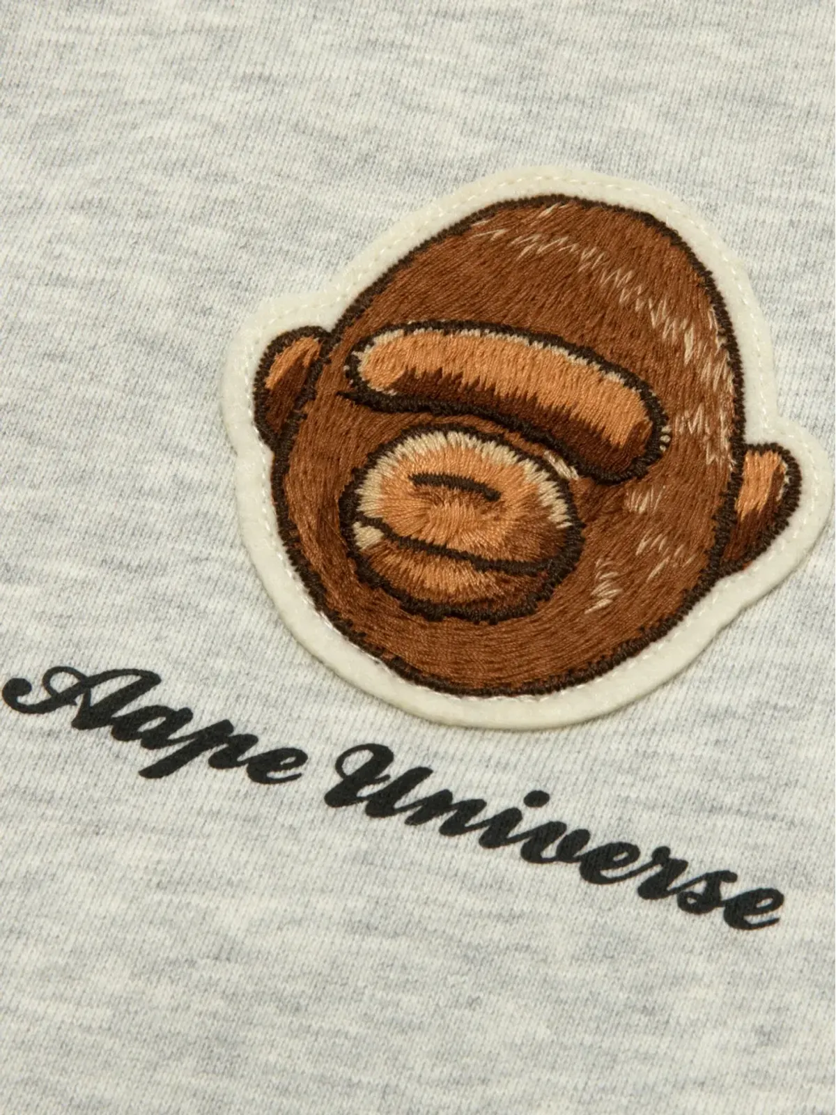 AAPE BY *A BATHING APE® 刺繍モンキー モチーフ ボタン付きカーディガン - 画像3