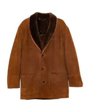 A.N.G.E.L.O. Vintage Cult 1990年代 シアーリングトリム コート - ブラウン - サムネイル1