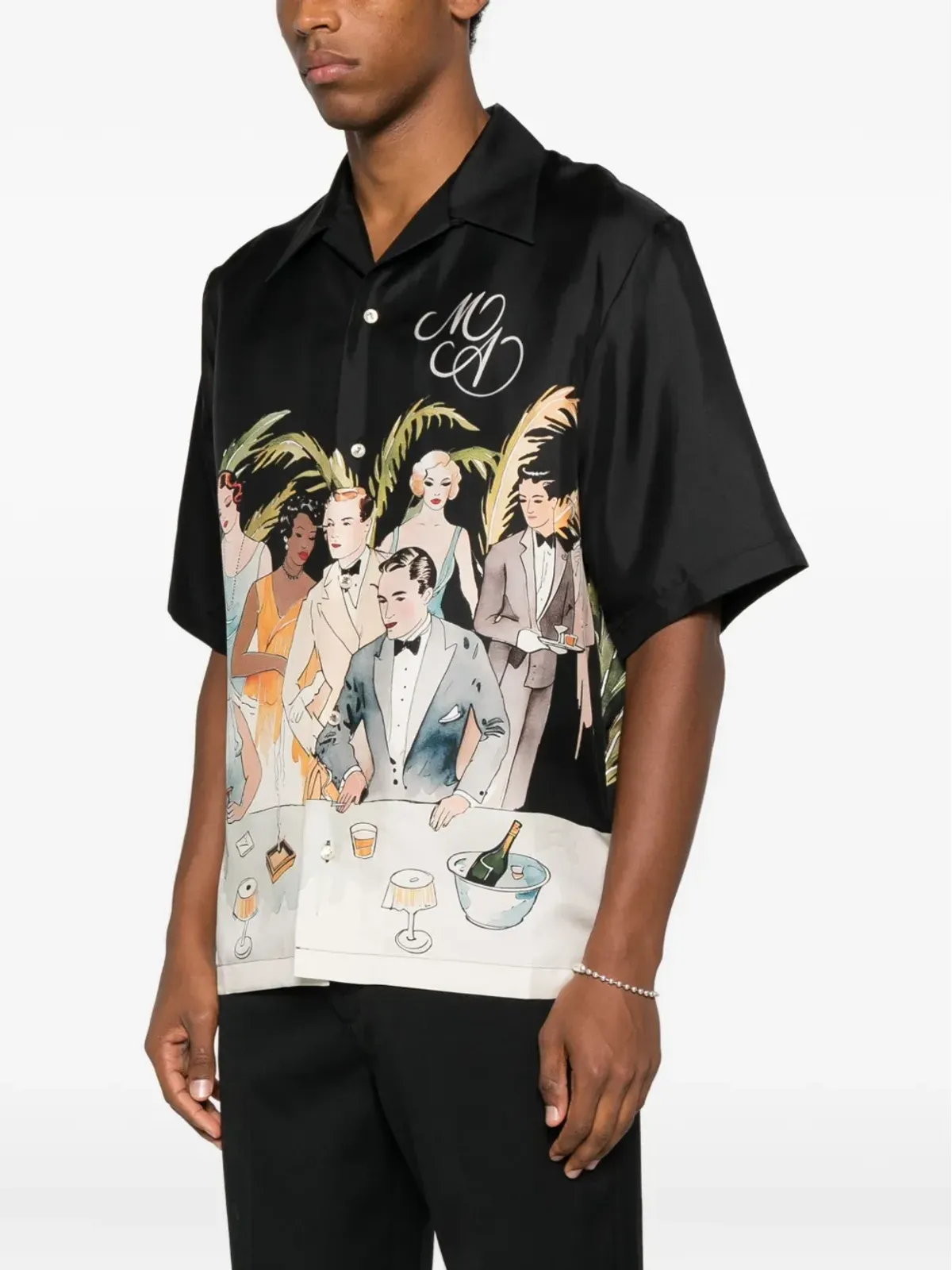 AMIRI イラストプリント半袖シャツ - 画像3