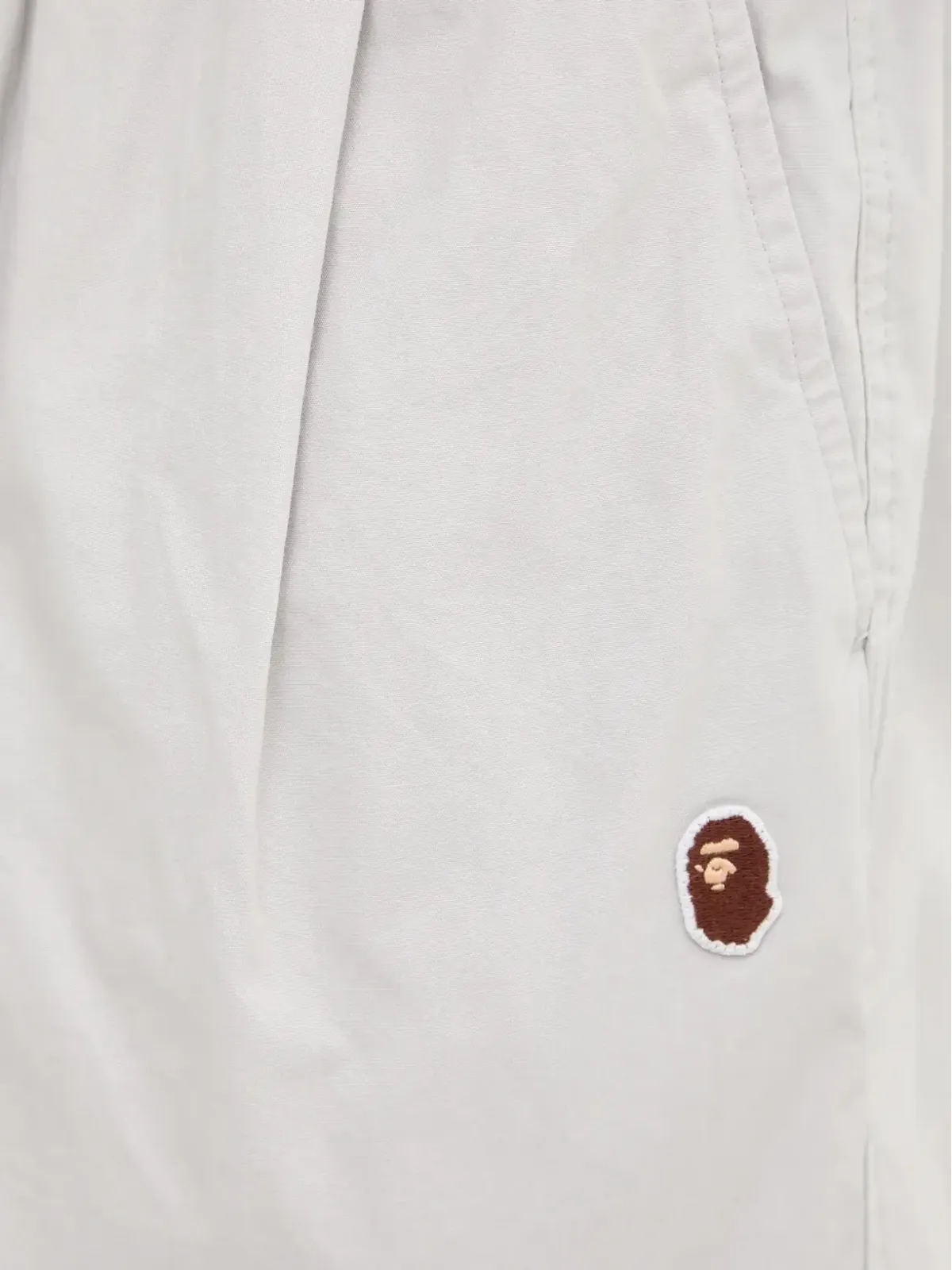 A BATHING APE® ワンポイント コットン ドローコード ショーツ - 画像5