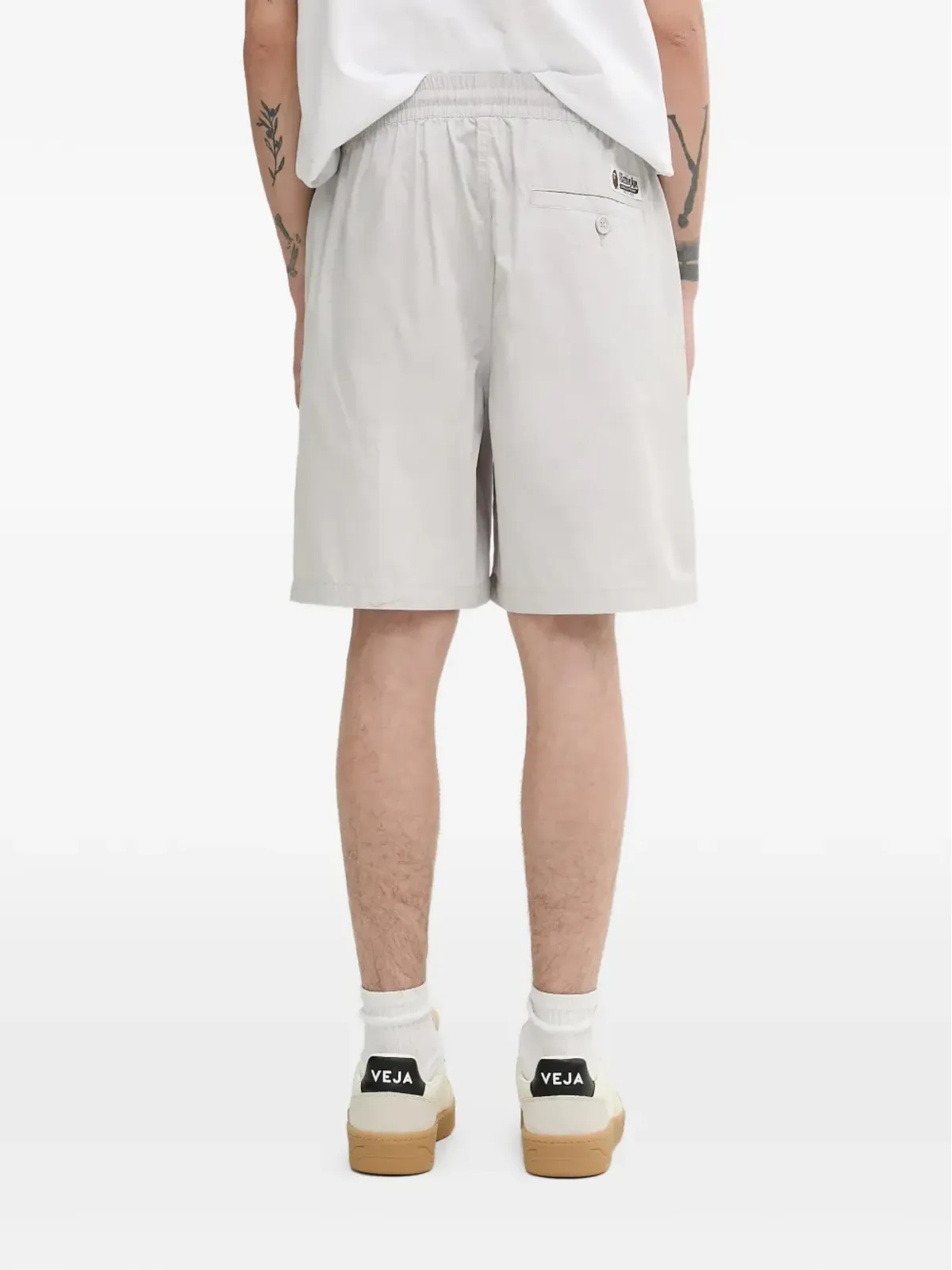A BATHING APE® ワンポイント コットン ドローコード ショーツ - 画像4