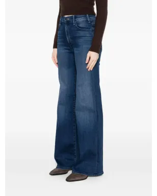 MOTHER The Hustler Roller Sneak wash-effect jeans - Blue - サムネイル3