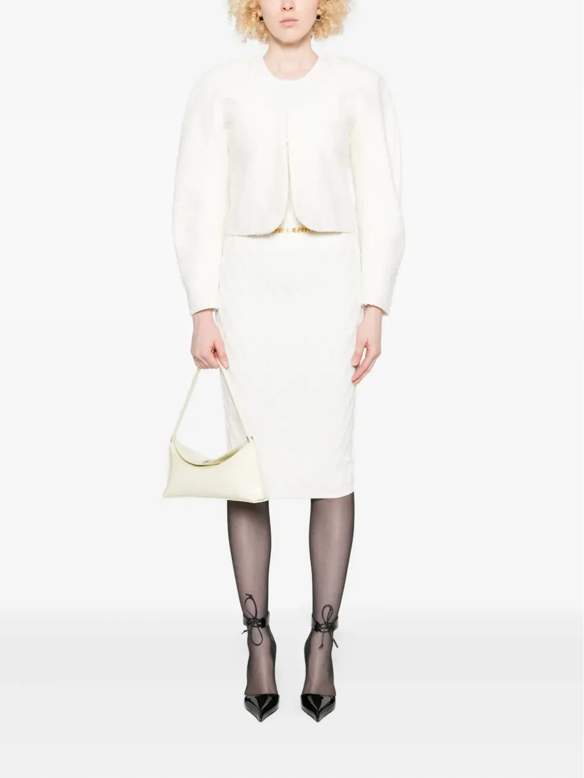 Elisabetta Franchi チェーン装飾スカート - 画像2