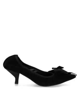 Ras bow-detail kitten-heel pumps - Neutrals - サムネイル1