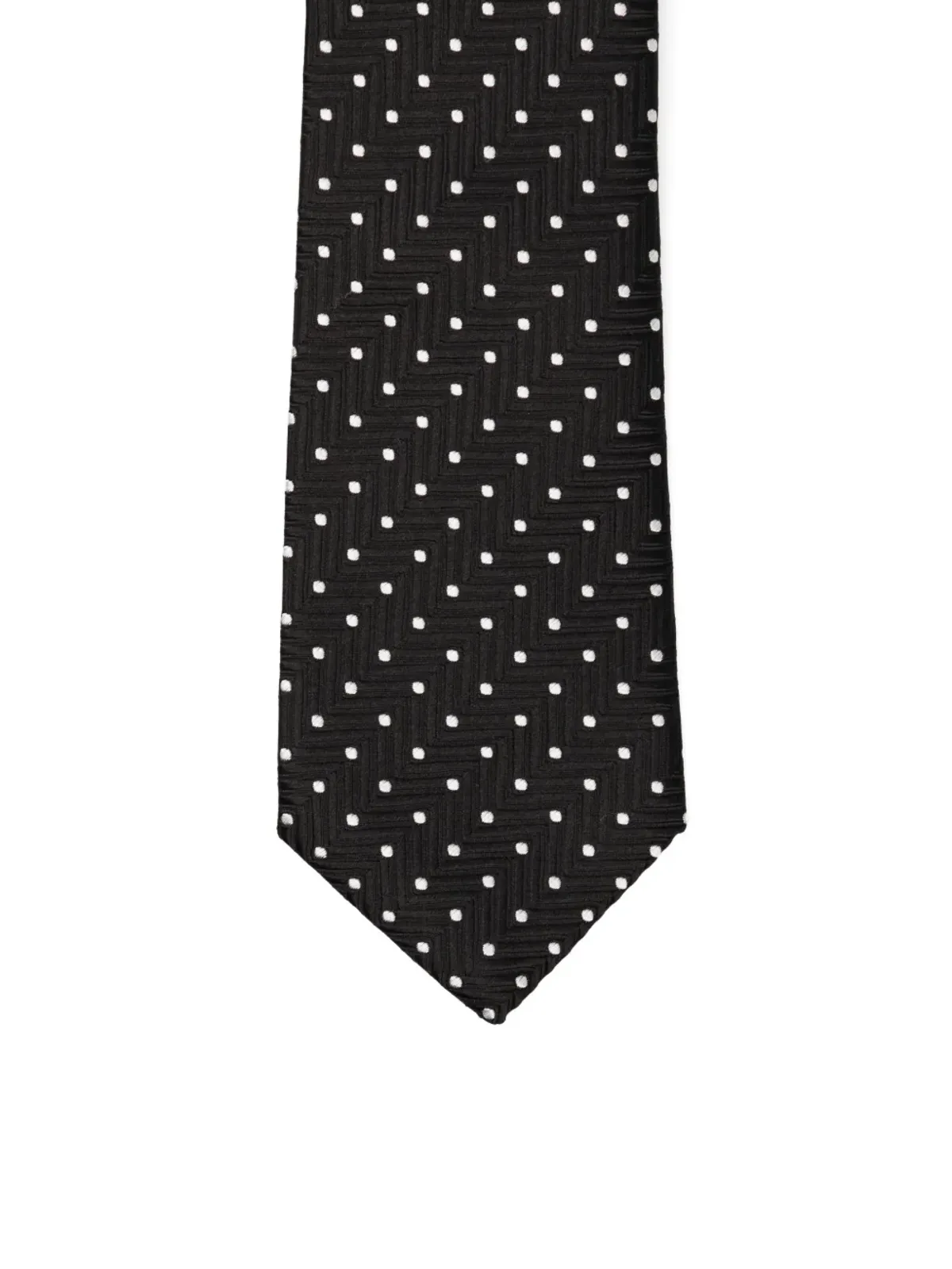 Giorgio Armani ドット柄シルクタイ - 画像3