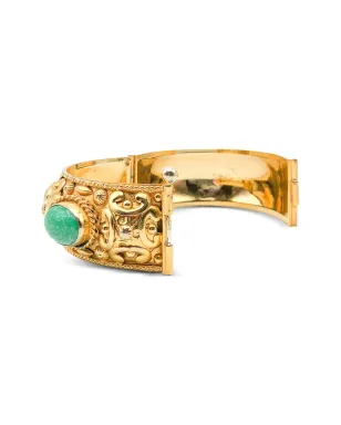 Jennifer Gibson Jewellery 1970年代 レポース カボション バングル - ゴールド - サムネイル5