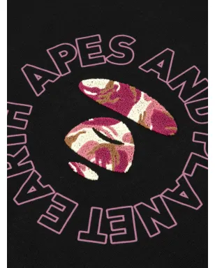 A BATHING APE® camouflage-embroidered sweatshirt - Black - サムネイル3
