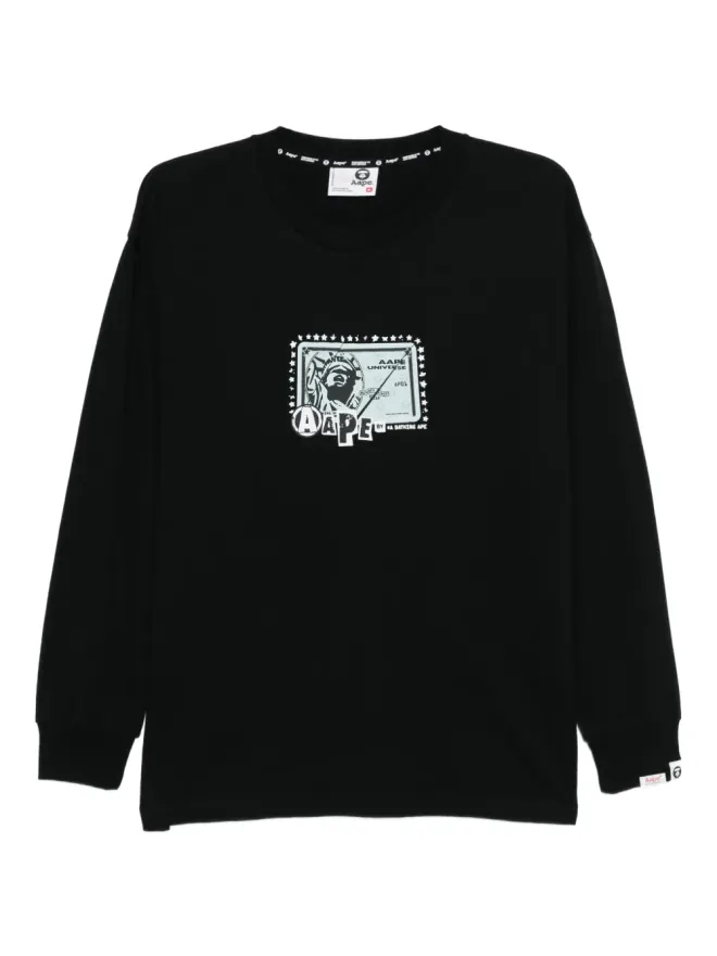 AAPE BY *A BATHING APE® AAPE BY *A BATHING APE® ロゴプリントTシャツの商品画像